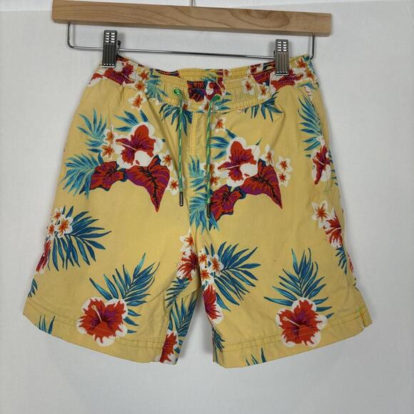 Crewcuts Size: 8 Tropical Floral Hawaiian Swim Trunks - Picture 2 of 6